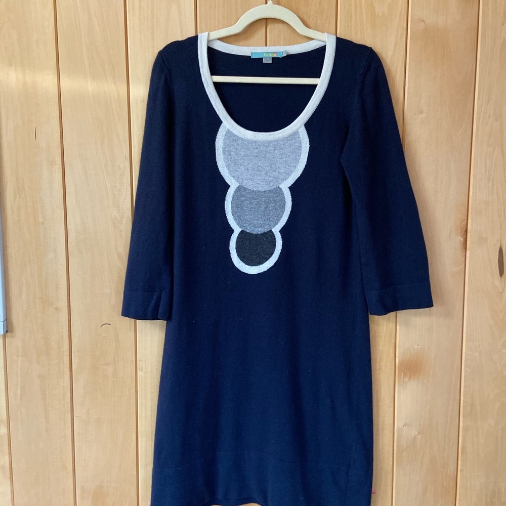 Boden Mod Shift Sweater Dress sz 6 US